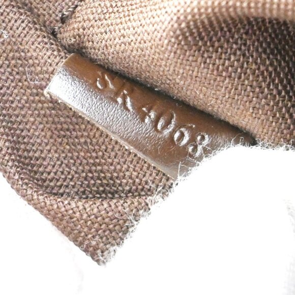 LOUIS VUITTON Naviglio Shoulder Bag Damier Ebene Leather Brown - Picture 13 of 15